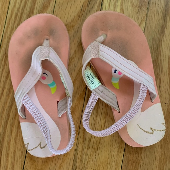 Sandals by Carter’s Toddler girls size 7 - Picture 1 of 3